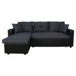 Αγόρασε ΚΑΝΑΠΕΣ ΓΩΝΙΑ ΚΡΕΒΑΤΙ WAYNE 220x146x86Υεκ.HM3028.01 ΓΚΡΙ ΜΕ ΜΑΥΡΟ PU σε μοναδική τιμή στο clickforshop.gr