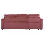 ΚΑΝΑΠΕΣ ΓΩΝΙΑ ΚΡΕΒΑΤΙ WAYNE 224x147x85Υεκ. HM3028.12 ΒΕΛΟΥΔΟ ΣΑΠΙΟ ΜΗΛΟ - Image 5
