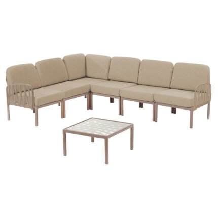 Αγόρασε ΚΑΝΑΠΕΣ ΓΩΝΙΑ ΜΕ ΤΡΑΠΕΖΙ ΕΞ. ΧΩΡΟΥ ΠΟΛΥΠΡΟΠΥΛΕΝΙΟΥ ΚΑΠΟΥΤΣΙΝΟ-ΜΠΕΖ HM5931.02 σε μοναδική τιμή στο clickforshop.gr