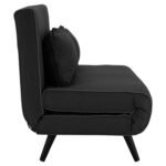 ΚΑΝΑΠΕΣ ΚΡΕΒΑΤΙ 2 ΑΤΟΜΩΝ ASMA HM3077.03 ΣΚΟΥΡΟ ΓΚΡΙ ΥΦΑΣΜΑ 140x80x77Yεκ. - Image 5