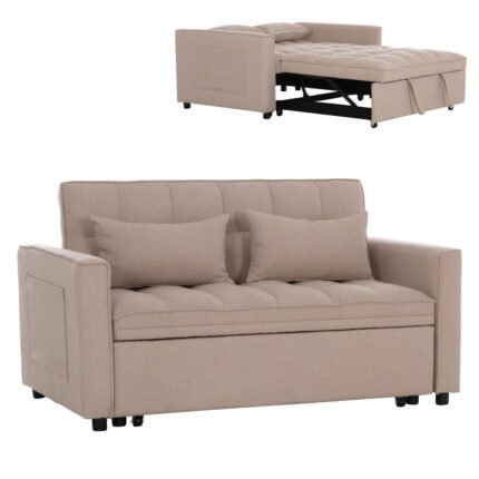 Αγόρασε ΚΑΝΑΠΕΣ ΚΡΕΒΑΤΙ 2-ΘΕΣΙΟΣ BORG HM3289.03 ΜΠΕΖ ΥΦΑΣΜΑ 140x100x80Υεκ σε μοναδική τιμή στο clickforshop.gr