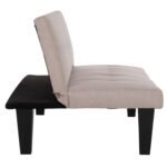 ΚΑΝΑΠΕΣ ΚΡΕΒΑΤΙ 3-ΘΕΣΙΟΣ KORO HM3304.04 ΜΠΕΖ PU ΔΕΡΜΑ 165x75x64Υεκ - Image 5