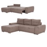 Αγόρασε ΚΑΝΑΠΕΣ ΚΡΕΒΑΤΙ ΑΡΙΣΤΕΡΗ ΓΩΝΙΑ COMFYRA HM3336.03L ΜΠΕΖ ΥΦΑΣΜΑ 268x180x83Υεκ σε μοναδική τιμή στο clickforshop.gr