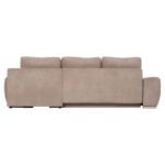 ΚΑΝΑΠΕΣ ΚΡΕΒΑΤΙ ΔΕΞΙΑ ΓΩΝΙΑ COMFYRA HM3336.03R ΜΠΕΖ ΥΦΑΣΜΑ 270x181x75Υεκ - Image 6