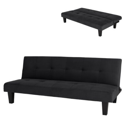 Αγόρασε ΚΑΝΑΠΕΣ ΚΡΕΒΑΤΙ ODESSA HM3000.14 ΜΑΥΡΟ ΒΕΛΟΥΔΟ 180x83x75Y εκ. σε μοναδική τιμή στο clickforshop.gr