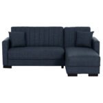 ΚΑΝΑΠΕΣ ΚΡΕΒΑΤΙ GHUFRAN ΓΩΝΙΑ ΑΝΑΣΤΡΕΨΙΜΗ ΜΠΛΕ HM3244.07 ΜΕ ΑΠΟΘΗΚΕΤΙΚΟ ΧΩΡΟ 202x140x78Yεκ. - Image 5