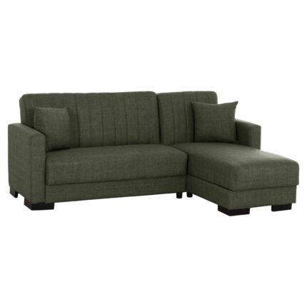 Αγόρασε ΚΑΝΑΠΕΣ ΚΡΕΒΑΤΙ GHUFRAN ΓΩΝΙΑ ΑΝΑΣΤΡΕΨΙΜΗ DARK OLIVE ΜΕ ΑΠΟΘΗΚΕΤΙΚΟ ΧΩΡΟ HM3244.05 202x140x78Yεκ. σε μοναδική τιμή στο clickforshop.gr