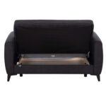 ΚΑΝΑΠΕΣ ΚΡΕΒΑΤΙ ΜΕ ΑΠΟΘ.ΧΩΡΟ ΔΙΘΕΣΙΟΣ NIKKO HM3293.01 ΓΚΡΙ ΥΦΑΣΜΑ 144x75x84Υεκ. - Image 5