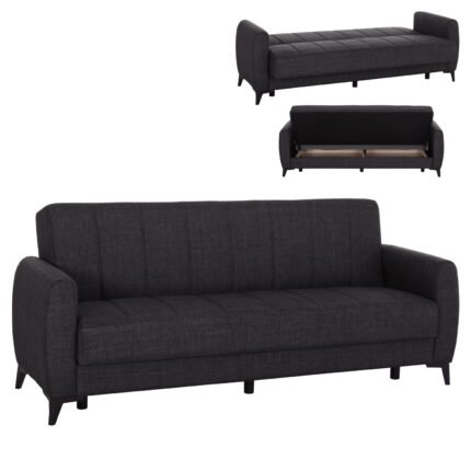 Αγόρασε ΚΑΝΑΠΕΣ ΚΡΕΒΑΤΙ ΜΕ ΑΠΟΘ.ΧΩΡΟ TΡΙΘΕΣΙΟΣ NIKKO HM3292.01 ΓΚΡΙ ΥΦΑΣΜΑ 209x76x83Υεκ. σε μοναδική τιμή στο clickforshop.gr