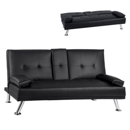 Αγόρασε ΚΑΝΑΠΕΣ ΚΡΕΒΑΤΙ BENIN ΜΕ ΜΑΥΡΟ PU 165x76