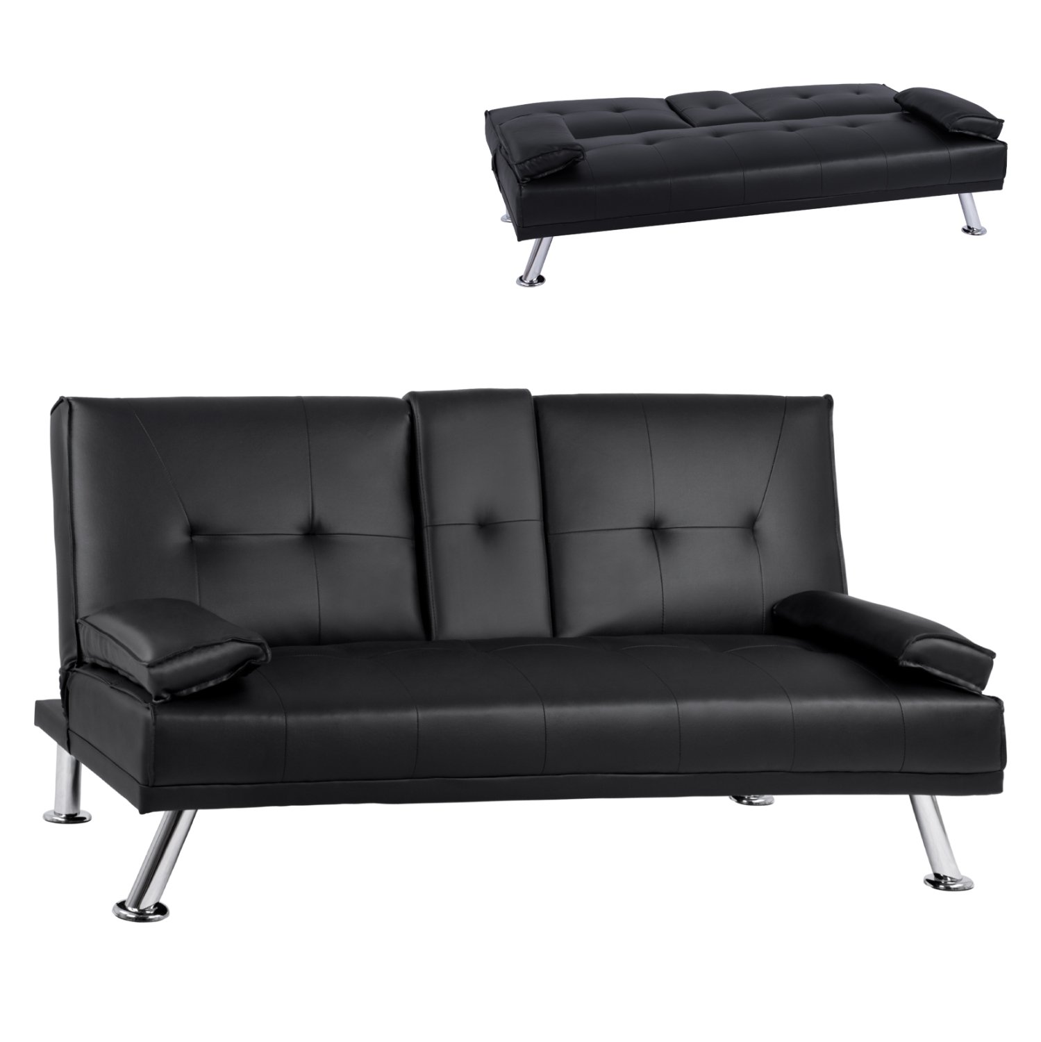 ΚΑΝΑΠΕΣ ΚΡΕΒΑΤΙ BENIN ΜΕ ΜΑΥΡΟ PU 165x76 Αγόρασε ΚΑΝΑΠΕΣ ΚΡΕΒΑΤΙ BENIN ΜΕ ΜΑΥΡΟ PU 165x76