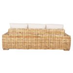 ΚΑΝΑΠΕΣ ΤΡΙΘΕΣΙΟΣ ΕΞ.ΧΩΡΟΥ TROPEL HM9808 ΞΥΛΟ MANGO-RATTAN ΦΥΣΙΚΟ-ΛΕΥΚΑ ΜΑΞΙΛΑΡΙΑ 216x88x85Υεκ - Image 6