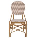 ΚΑΡΕΚΛΑ ΑΛΟΥΜΙΝΙΟΥ BAMBOO LOOK ΦΥΣΙΚΟ - ΛΕΥΚΟ HM5927.03 46x56x95Yεκ. - Image 3