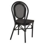 ΚΑΡΕΚΛΑ ΑΛΟΥΜΙΝΙΟΥ TRENT BAMBOO LOOK ΜΕ TEXTLINE 45x57x88 εκ. HM5052 - Image 5