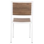 ΚΑΡΕΚΛΑ ΑΛΟΥΜΙΝΙΟΥ SAGA HM6063.01 ΛΕΥΚΗ ΜΕ POLYWOOD 46x52x86Υεκ. - Image 6