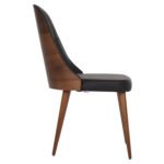 ΚΑΡΕΚΛΑ ΕΠΑΓΓΕΛΜΑΤΙΚΗ ESTRELLA HM9270.41 ΜΑΥΡΟ PU & ΞΥΛΙΝΗ ΚΑΡΥΔΙ ΠΛΑΤΗ 47x60x92Yεκ. - Image 4