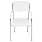 ΚΑΡΕΚΛΑ ΓΡΑΦΕΙΟΥ ΕΠΙΣΚΕΠΤΟΥ OBERON HM1018.02 ΑΣΠΡΟ PU 51x52x88Yεκ. - Image 3