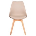 ΚΑΡΕΚΛΑ VEGAS HM0033.25 ΞΥΛΙΝΑ ΠΟΔΙΑ-ΚΑΘΙΣΜΑ ΠΟΛΥΠΡΟΠ. ΜΕ PU ΚΑΠΟΥΤΣΙΝΟ 48x52x81Υεκ. - Image 3