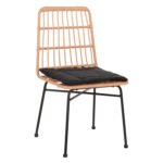 Αγόρασε ΚΑΡΕΚΛΑ ALLEGRA HM5705.11 ΜΑΥΡΗ ΜΕΤΑΛΛΙΚΗ ΜΕ ΜΑΞΙΛΑΡΙ-WICKER ΜΠΕΖ 46