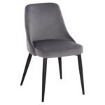 Αγόρασε ΚΑΡΕΚΛΑ SERENITY HM8527.11 ΒΕΛΟΥΔΟ ΓΚΡΙ ΜΕ ΜΑΥΡΑ ΜΕΤΑΛΛΙΚΑ ΠΟΔΙΑ 51x54x83