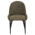 ΚΑΡΕΚΛΑ SARKY HM8585.13 ΥΦΑΣΜΑ ΜΠΟΥΚΛΕ ΠΡΑΣΙΝΟ ΜΕ ΜΕΤΑΛΛΙΚΑ ΠΟΔΙΑ 56x64x88Yεκ. - Image 3