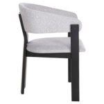 ΚΑΡΕΚΛΑ ZARRA HM9970.02 RUBBERWOOD ΣΕ ΜΑΥΡΟ-ΑΝΟΙΧΤΟ ΓΚΡΙ ΥΦΑΣΜΑ 55,5x59x81,5Υεκ - Image 4