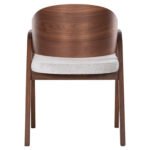 ΚΑΡΕΚΛΑ NERO HM9972 RUBBERWOOD ΣΕ ΚΑΡΥΔΙ-ΓΚΡΙ ΥΦΑΣΜΑ ΚΑΘΙΣΜΑ 56x56x78Yεκ. - Image 6