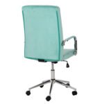 ΚΑΡΕΚΛΑ ΓΡΑΦΕΙΟΥ JOSEF HM1181.08 ΜΕΝΤΑ ΒΕΛΟΥΔΟ-INOX ΒΑΣΗ 58x61x105-113Yεκ. - Image 5