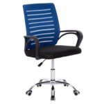 Αγόρασε ΚΑΡΕΚΛΑ ΓΡΑΦΕΙΟΥ TRAIL HM1192.36 ΜΠΛΕ & ΜΑΥΡΟ MESH-ΠΟΔΙ ΧΡΩΜΙΟΥ 62x51x98Υεκ. σε μοναδική τιμή στο clickforshop.gr