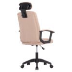 ΚΑΡΕΚΛΑ ΓΡΑΦΕΙΟΥ NIMBLE HM1199.13 ΜΠΕΖ ΥΦΑΣΜΑ-ΜΑΥΡΟΣ ΣΚΕΛΕΤΟΣ&ΒΑΣΗ 59x64x122Υεκ - Image 5