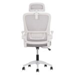 ΚΑΡΕΚΛΑ ΓΡΑΦΕΙΟΥ BLAZER HM1205.02 ΓΚΡΙ MESH-ΛΕΥΚΟΣ ΣΚΕΛΕΤΟΣ 60x58x110-130Υεκ. - Image 6