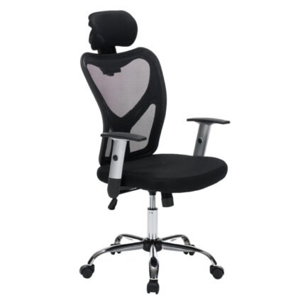 Αγόρασε ΚΑΡΕΚΛΑ ΓΡΑΦΕΙΟΥ CUORE HM1207.01 ΜΑΥΡΟΣ ΣΚΕΛΕΤΟΣ-ΜΑΥΡΟ MESH 63x61x125Υεκ σε μοναδική τιμή στο clickforshop.gr