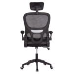 ΚΑΡΕΚΛΑ ΓΡΑΦΕΙΟΥ BASTON HM18236.01 ΜΑΥΡΟ MESH & PP ΣΚΕΛΕΤΟΣ 64x60x117-127Υεκ. - Image 6