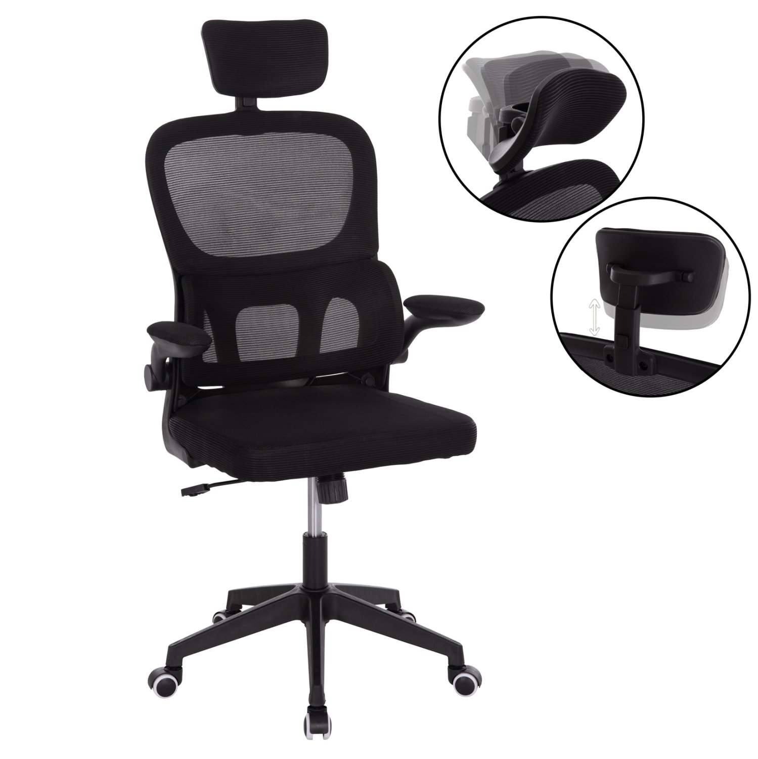 ΚΑΡΕΚΛΑ ΓΡΑΦΕΙΟΥ BASTON HM18236.01 ΜΑΥΡΟ MESH & PP ΣΚΕΛΕΤΟΣ 64x60x117-127Υεκ. Αγόρασε ΚΑΡΕΚΛΑ ΓΡΑΦΕΙΟΥ BASTON HM18236.01 ΜΑΥΡΟ MESH & PP ΣΚΕΛΕΤΟΣ 64x60x117-127Υεκ. σε μοναδική τιμή στο clickforshop.gr