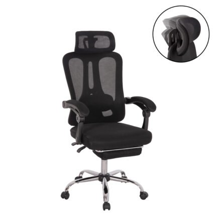 Αγόρασε ΚΑΡΕΚΛΑ ΓΡΑΦΕΙΟΥ BARNET HM18258.01 ΜΑΥΡΟ MESH-ΜΑΥΡΟΣ ΣΚΕΛΕΤΟΣ NYLON 61x62x123Υ σε μοναδική τιμή στο clickforshop.gr