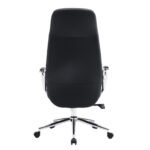 ΚΑΡΕΚΛΑ ΓΡΑΦΕΙΟΥ TEETER HM18355.01 ΜΑΥΡΟ PU ΔΕΡΜΑ--ΒΑΣΗ ΧΡΩΜΙΟΥ 67x66x121Υεκ - Image 6