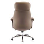 ΚΑΡΕΚΛΑ ΓΡΑΦΕΙΟΥ TOMLIN HM18358.02 ΜΠΕΖ-ΚΑΦΕ PU ΔΕΡΜΑ--ΒΑΣΗ ΧΡΩΜΙΟΥ 72x74x128Υεκ - Image 6