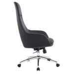 ΚΑΡΕΚΛΑ ΓΡΑΦΕΙΟΥ BEKKER HM18359.01 ΜΑΥΡΟ PU ΔΕΡΜΑ--ΒΑΣΗ ΧΡΩΜΙΟΥ 67x67x126Υεκ - Image 4