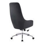 ΚΑΡΕΚΛΑ ΓΡΑΦΕΙΟΥ BEKKER HM18359.01 ΜΑΥΡΟ PU ΔΕΡΜΑ--ΒΑΣΗ ΧΡΩΜΙΟΥ 67x67x126Υεκ - Image 5