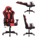 Αγόρασε ΚΑΡΕΚΛΑ ΓΡΑΦΕΙΟΥ GAMING DOCKS HM1162.01 ΜΑΥΡΟ ΚΟΚΚΙΝΟ PU 67x70x130 εκ. σε μοναδική τιμή στο clickforshop.gr