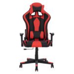 ΚΑΡΕΚΛΑ ΓΡΑΦΕΙΟΥ GAMING DOCKS HM1162.01 ΜΑΥΡΟ ΚΟΚΚΙΝΟ PU 67x70x130 εκ. - Image 3