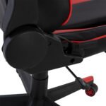 ΚΑΡΕΚΛΑ ΓΡΑΦΕΙΟΥ GAMING DOCKS HM1162.01 ΜΑΥΡΟ ΚΟΚΚΙΝΟ PU 67x70x130 εκ. - Image 6