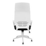 ΚΑΡΕΚΛΑ ΓΡΑΦΕΙΟΥ ANIVIA HM1054.01 ΜΑΥΡO & ΠΟΔΙ ΛΕΥΚΟ 64x61x126 εκ. - Image 6