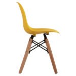 ΚΑΡΕΚΛΑ TWIST KID ΤΜΧ.HM8453.04 ΞΥΛΙΝΑ ΠΟΔΙΑ &ΚΑΘΙΣΜΑ ΚΙΤΡΙΝΟ PP 30,5Χ33Χ59 ΕΚ - Image 4