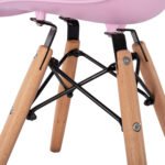 ΚΑΡΕΚΛΑ TWIST KID ΤΜΧ.HM8453.05 ΞΥΛΙΝΑ ΠΟΔΙΑ & ΚΑΘΙΣΜΑ ΡΟΖ PP 30,5Χ33Χ59 ΕΚ - Image 6