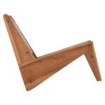 ΚΑΡΕΚΛΑ LOUNGE LUKILLA HM9913 ΞΥΛΟ TEAK ΣΕ ΦΥΣΙΚΟ--ΣΥΝΘ.ΣΧΟΙΝΙ ΜΠΕΖ 55,5x74x65Υεκ. - Image 4