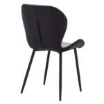 ΚΑΡΕΚΛΑ ADALYN ΜΕ ΜΑΥΡΟ PU ΚΑΙ ΓΚΡΙ ΒΕΛΟΥΔΟ HM8729.01 51x58x82Υ εκ. - Image 5