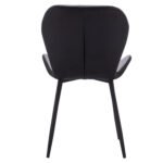 ΚΑΡΕΚΛΑ ADALYN ΜΕ ΜΑΥΡΟ PU ΚΑΙ ΓΚΡΙ ΒΕΛΟΥΔΟ HM8729.01 51x58x82Υ εκ. - Image 6