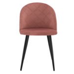 ΚΑΡΕΚΛΑ ODED ΜΕ ΜΕΤΑΛΛΙΚΑ ΜΑΥΡΑ ΠΟΔΙΑ & ΒΕΛΟΥΔΟ ΣΑΠΙΟ ΜΗΛΟ HM8731.12 49x57x79Υ εκ. - Image 3