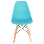 ΚΑΡΕΚΛΑ ΜΕ ΞΥΛΙΝΑ ΠΟΔΙΑ TWIST HM8460.08 PP ΤΙΡΚΟΥΑΖ ΚΑΘΙΣΜΑ 46x54x80Υεκ. - Image 3